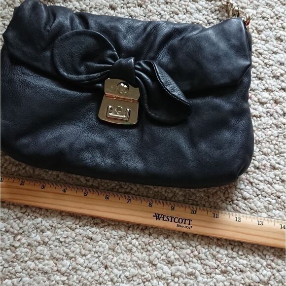 Marc by Marc Jacobs sweet bow black Lambskin Leather Shoulder Bag - Picture 9 of 11